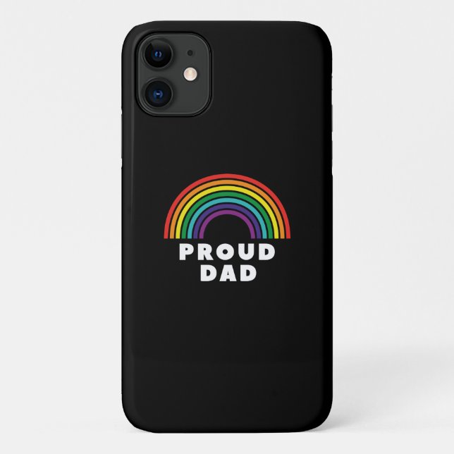 Proud Rainbow Dad Case-Mate iPhone Case (Back)