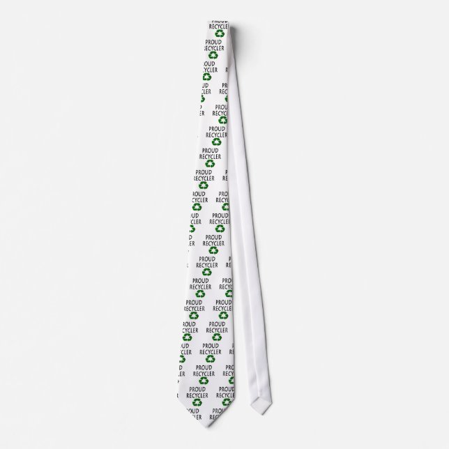Proud Recycler Neck Tie (Front)