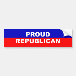 Proud Republican Bumper Sticker