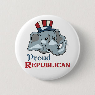 Proud Republican Button