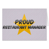 Proud Restaurant Manager (Front Horizontal)