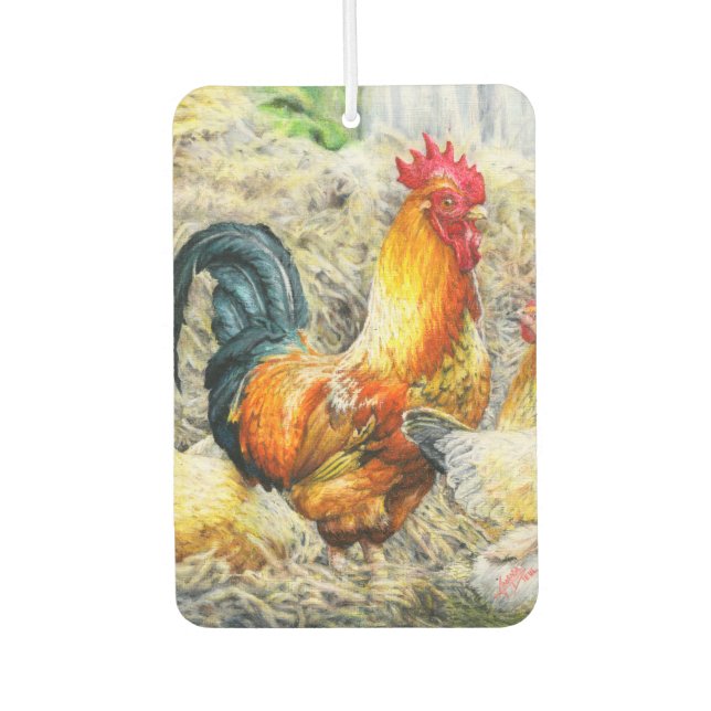 Proud Rooster Air Freshener (Front)