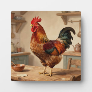 Proud Rooster Farmhouse Kitchen Plaque