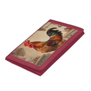 Proud Rooster Farmhouse Kitchen Tri-fold Wallet