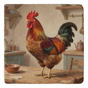 Proud Rooster Farmhouse Kitchen Trivet