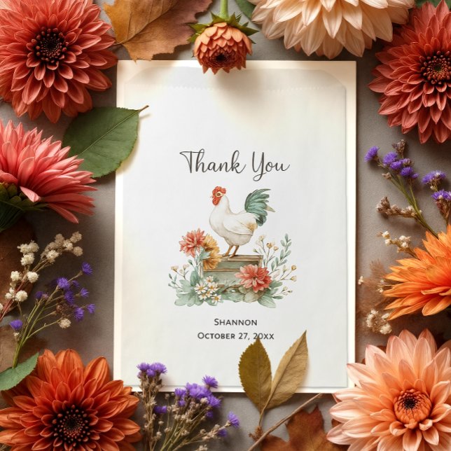 Proud Rooster Flowers Farm Generic | Favor Bag (Creator Uploaded)