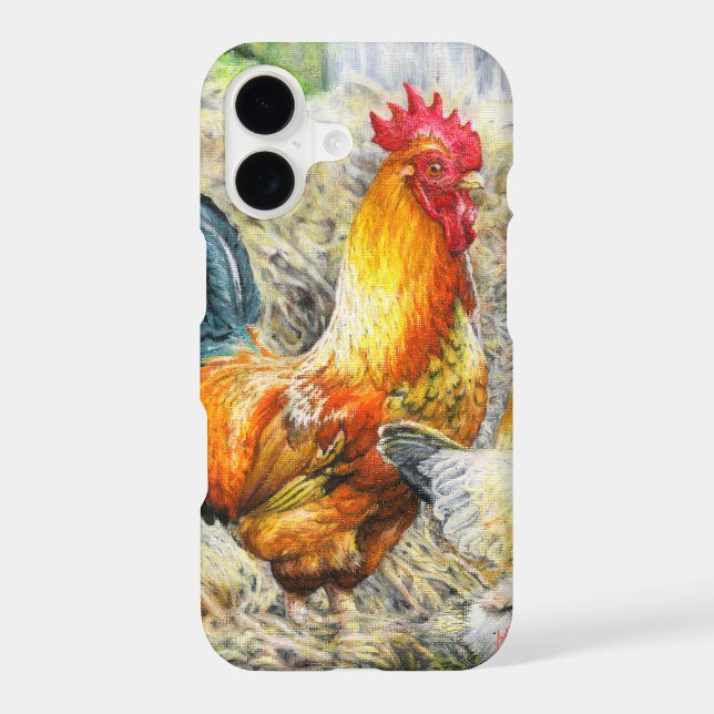 Proud Rooster Iphone Case (Back)