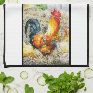 Proud Rooster Kitchen Towel