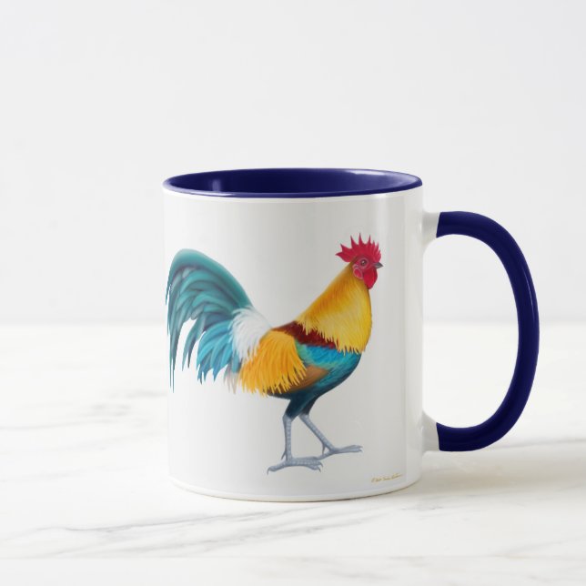 Proud Rooster Ringer Mug (Right)
