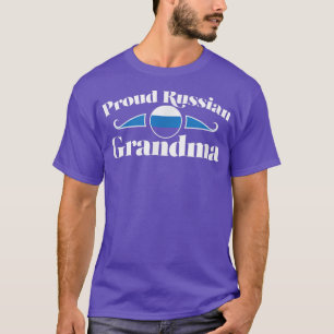 Proud Russian Grandma Russia Grandparent Pride T-Shirt