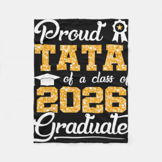 Proud S Breast Of A Cl Of 2026 Senior Funny Gradua Fleece Blanket
