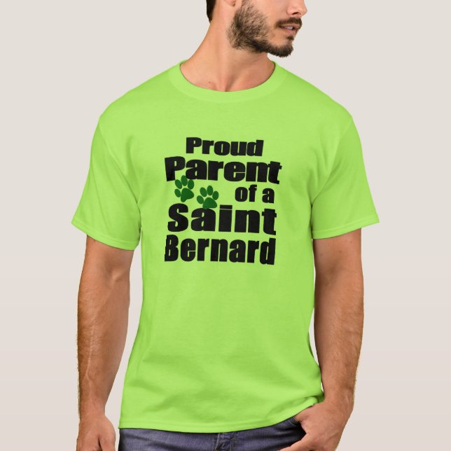 Proud Saint Bernard Parent T-Shirt (Front)