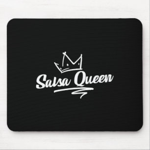 Proud Salsa Dance Queen Gift For Salsa Lover Women Mouse Pad