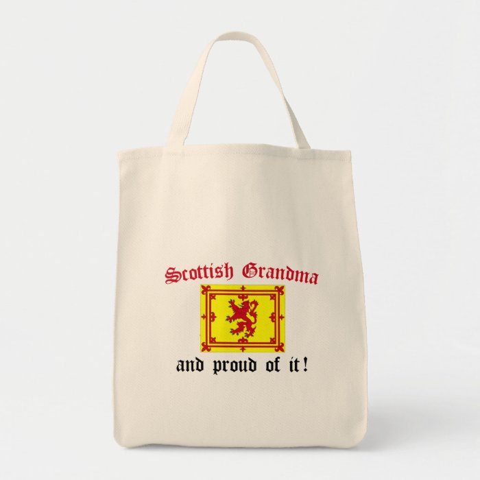 Proud Scottish Grandma Tote Bag