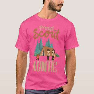 Proud Scout Auntie Camping Scout Scouting Leader A T-Shirt