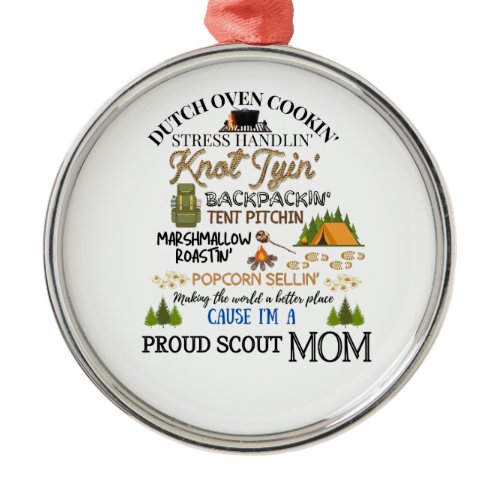Proud Scout Mom Ornament