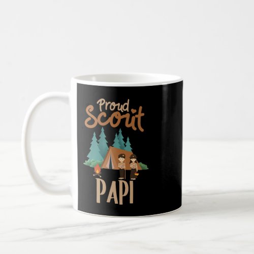 Proud Scout Papi Camping Scout Scouting Leader Adv Coffee Mug