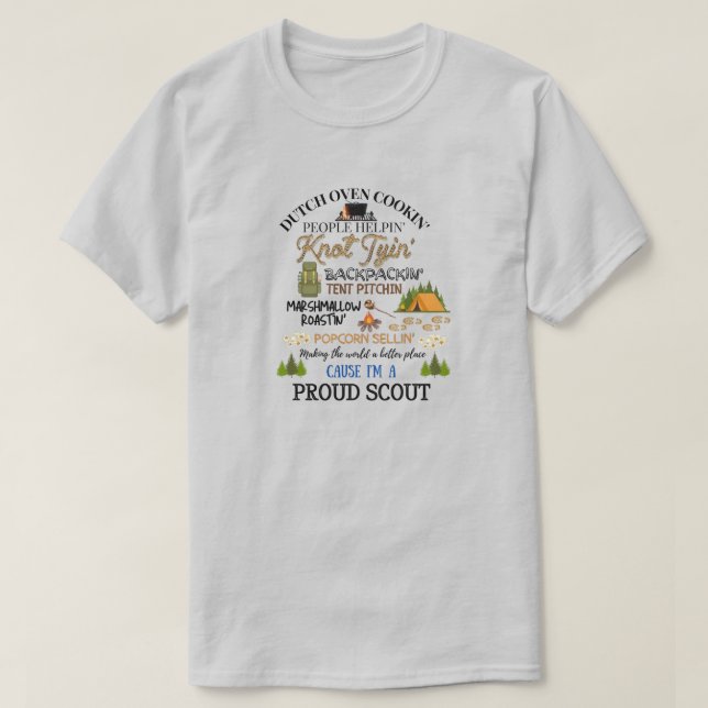 Proud Scout T-Shirt (Design Front)