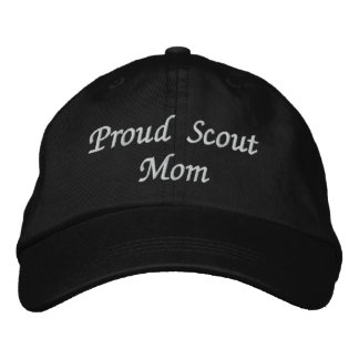 Proud ScoutMom Embroidered Baseball Cap