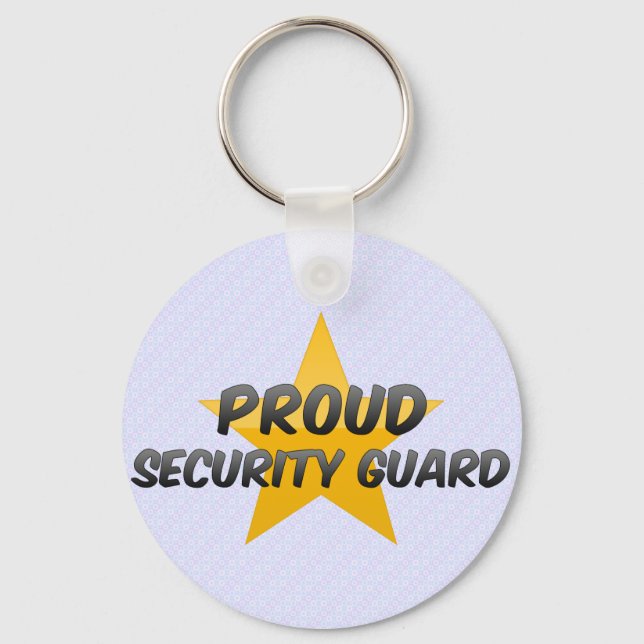 Proud Security Guard Keychain (Front)