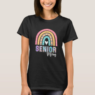 Proud Senior Mom Rainbow Class of 2023 Graduation T-Shirt