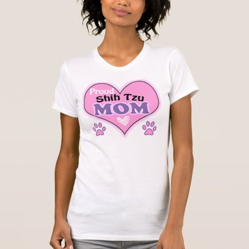 Proud Shih Tzu Mom T_Shirt