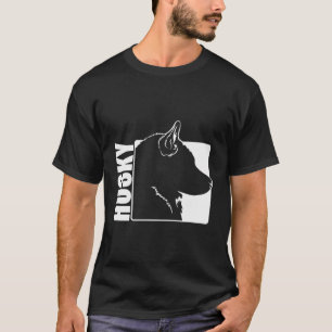Proud Siberian Husky Profile Dog Mom Funny Sled Do T-Shirt