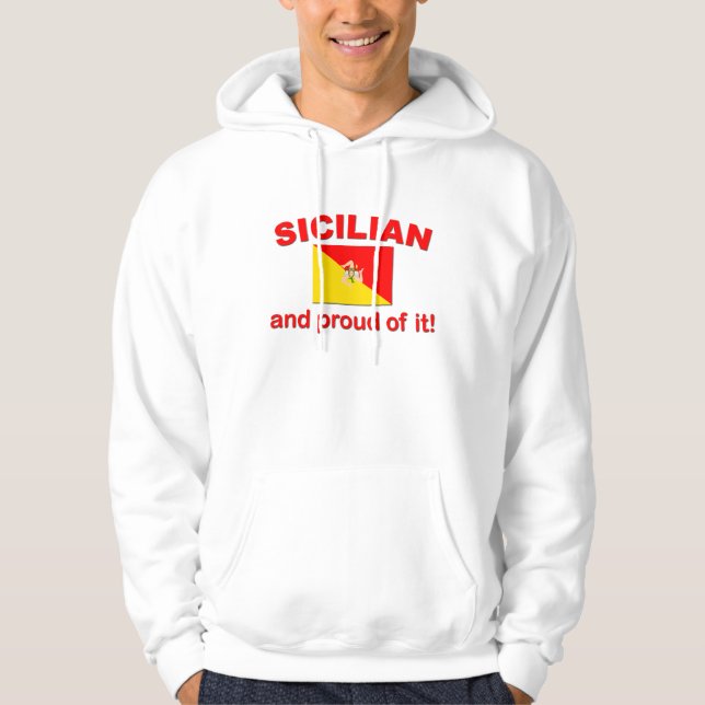 Proud Sicilian Hoodie (Front)