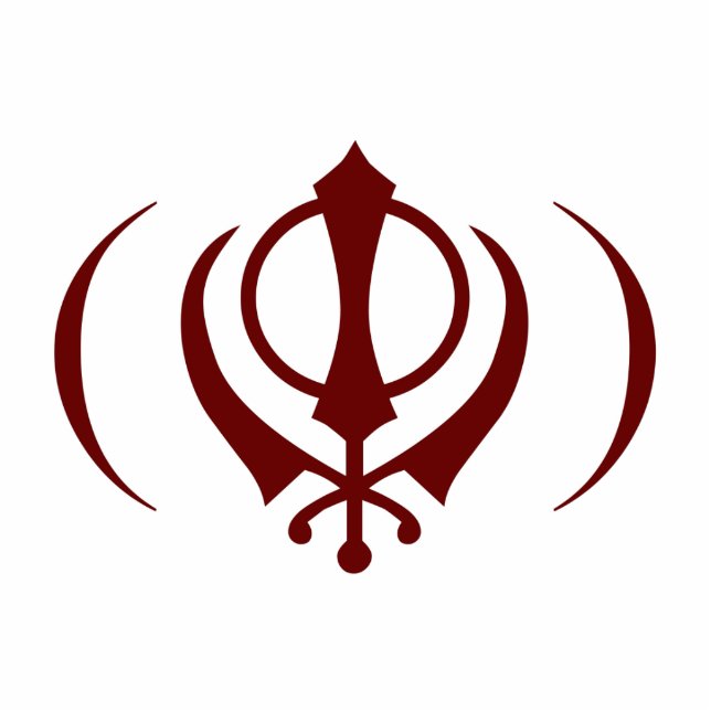 Proud SIKH Logo Magnet Statuette (Front)