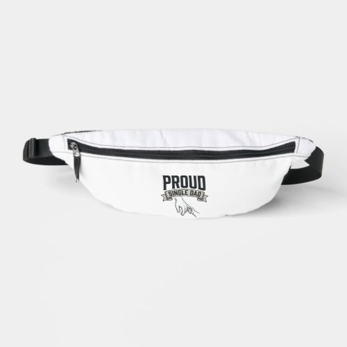 Proud Single Dad Vintage Engraving Shirt Design_1 Fanny Pack