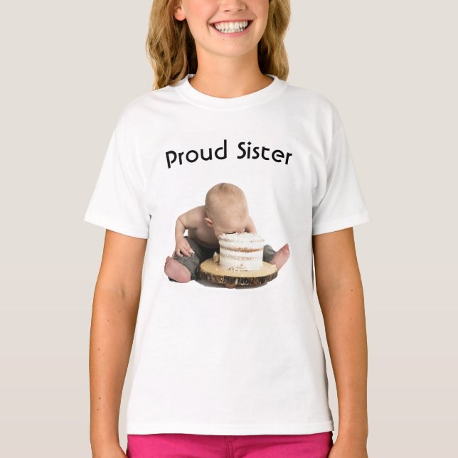 Proud Sister Humor T-Shirt (Front)