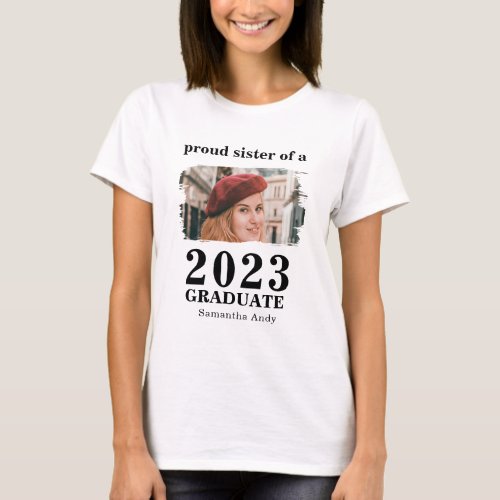  Proud Sister of 2023 Graduate Senior  T_Shirt