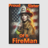 Proud Sister Of A FireFighter Hero (Front)