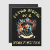 Proud Sister Of A FireFighter imagination W (Front/Back)