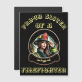 Proud Sister Of A FireFighter imagination W (Front/Back)