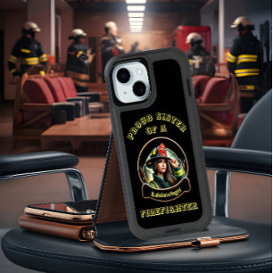 Proud Sister Of A FireFighter imagination W iPhone 15 Case