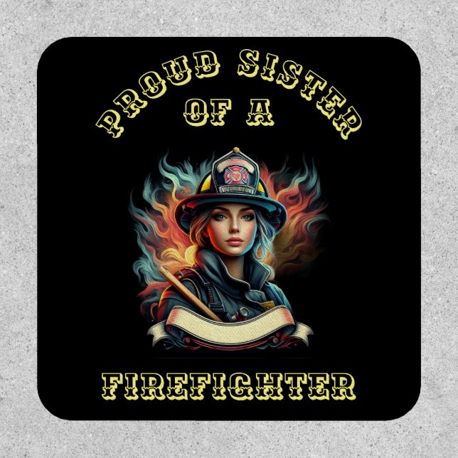 Proud Sister Of A FireFighter imagination W Patch (Front)
