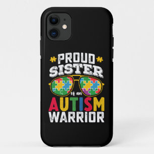Proud Sister Of An Autism Warrior Family iPhone 11 Case