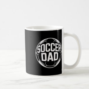 Proud Soccer Dad Supporting Kids Matches Training  Coffee Mug