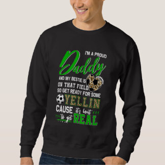 Proud Soccer Daddy Soccer Family Matching 2 Sweatshirt
