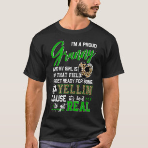 Proud Soccer Granny Soccer Family Matching T-Shirt