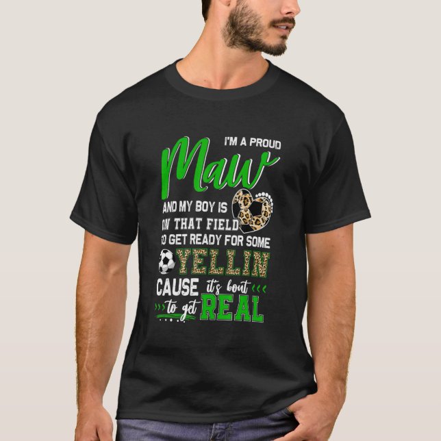 Proud Soccer Maw Soccer Family Matching 1 T-Shirt (Front)