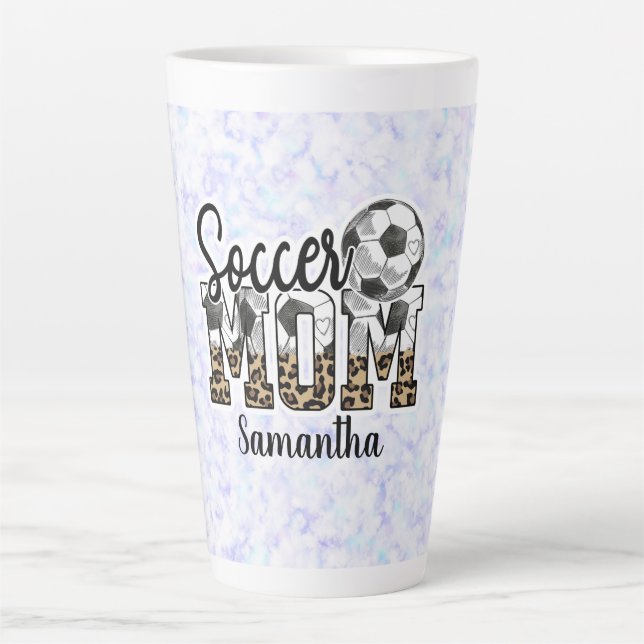 Proud Soccer Mom – Sideline Champion Latte Mug (Front)