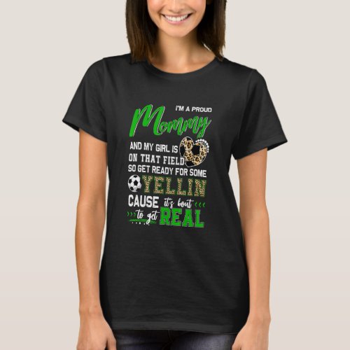 Proud Soccer Mommy Soccer Family Matching T_Shirt