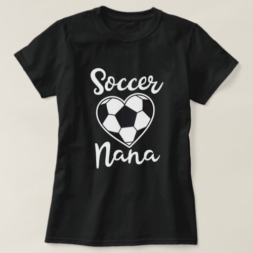 Proud Soccer Nana Womens Game day Gift T_Shirt