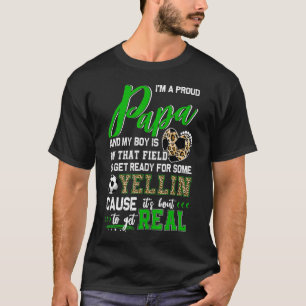 Proud Soccer Papa Soccer Family Matching 1 T-Shirt