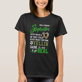 Proud Soccer Stepbrother Soccer Family Matching 2 T-Shirt