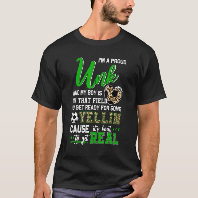 Proud Soccer Unk Soccer Family Matching 1 T-Shirt (Front)