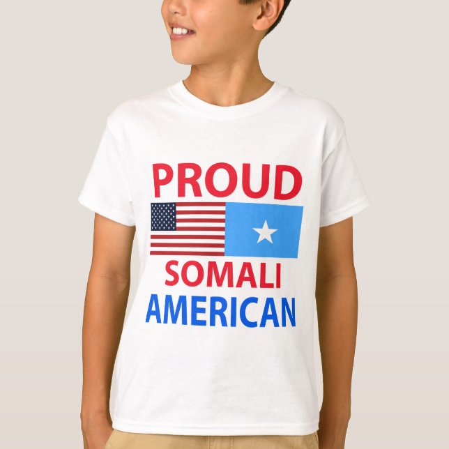 Proud Somali American T-Shirt (Front)