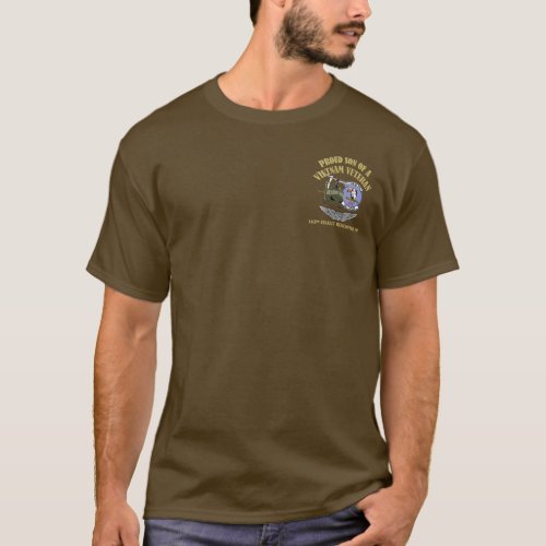 Proud Son _ 162nd AHC w Wings and UH_1 Helicopter T_Shirt